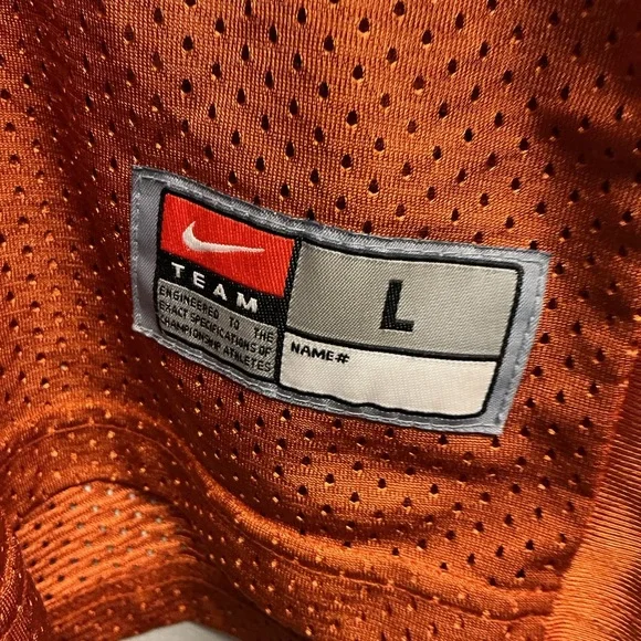 Nike Texas longhorns Orange Jersey size L 0121 - Picture 2 of 4